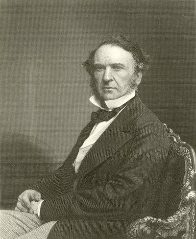 Prawy Honor William Ewart Gladstone autorstwa English School