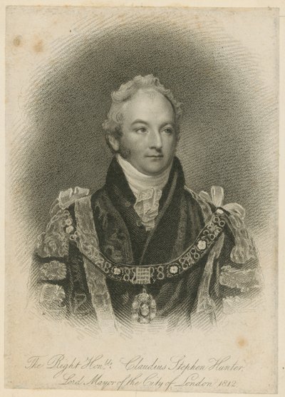 Szanowny Klaudiusz Stephen Hunter, burmistrz Londynu autorstwa English School