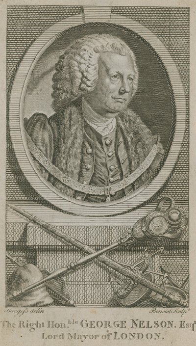 Wielce Szanowny George Nelson, burmistrz Londynu autorstwa English School