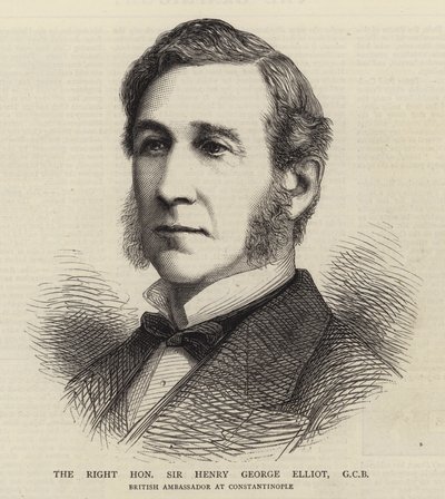 Szanowny Sir Henry George Elliot, GCB (Grawerowanie) autorstwa English School