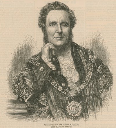 Szanowny Sir Sydney Waterlow, burmistrz Londynu autorstwa English School