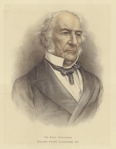 Wielce Szanowny William Ewart Gladstone autorstwa English School