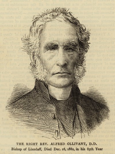 Wielebny Alfred Ollivant, DD (rycina) autorstwa English School