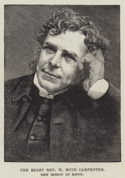 The Right Reverend W Boyd Carpenter, nowy biskup Ripon (rycina) autorstwa English School