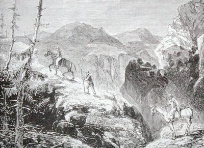 Droga do Hondy, Kolumbia, z „Galerii geografii” ks. Thomasa Milnera, wydana ok. 1880 r. (rycina) autorstwa English School