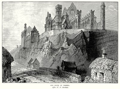 Skała Cashel (rycina) autorstwa English School