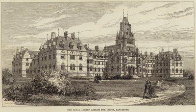 Royal Albert Asylum dla idiotów, Lancaster autorstwa English School