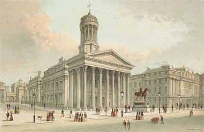 Royal Exchange, Queen Street - Glasgow autorstwa English School