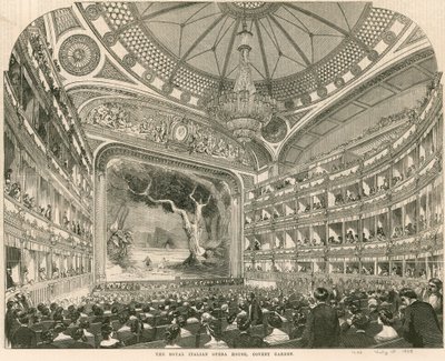 Royal Italian Opera House, Covent Garden, Londyn autorstwa English School