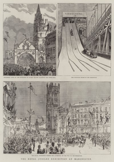 Królewska Wystawa Jubileuszowa w Manchesterze autorstwa English School