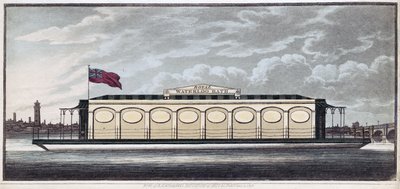 Łaźnia Królewska Waterloo, wyd. 1819 (kolor grawerowany) autorstwa English School