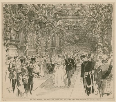 Królewskie Wesele, 23 lipca 1896 r autorstwa English School