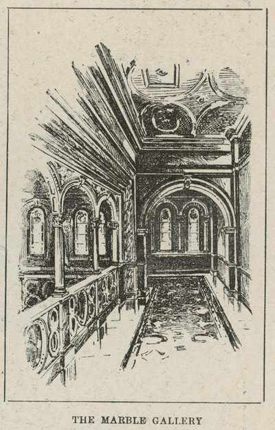 Hotel Russell, Russell Square: Galeria Marmurowa (grawerunek) autorstwa English School