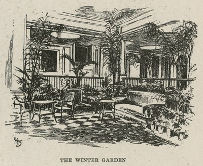 Russell Hotel, Russell Square: Ogród zimowy autorstwa English School