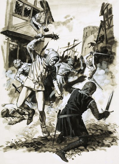 Święty Król. Edward Wyznawca autorstwa English School