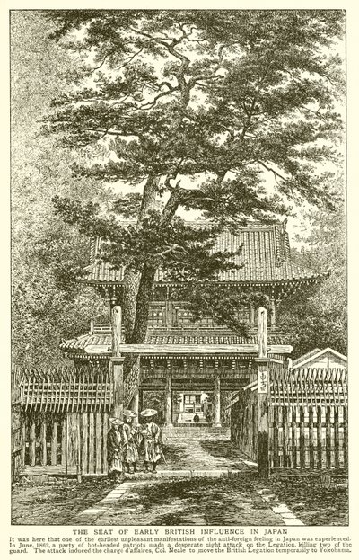 Siedziba wczesnych wpływów brytyjskich w Japonii autorstwa English School