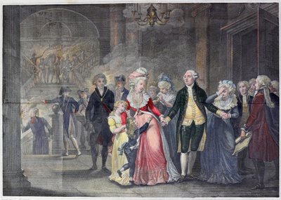 Oddzielenie Ludwika XVI od jego rodziny autorstwa English School