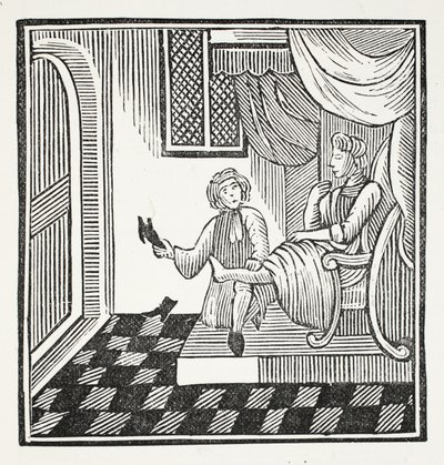 The Shoemakers Glory, ilustracja z książki Chap-books of the Eighteenth Century Johna Ashtona, wyd. 1882 autorstwa English School