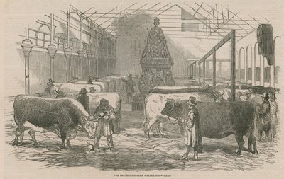 Smithfield Club Cattle Show Yard autorstwa English School