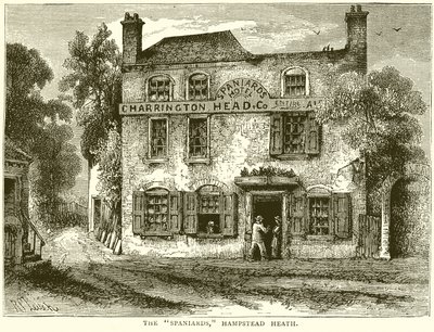 Hiszpanie, Hampstead Heath autorstwa English School
