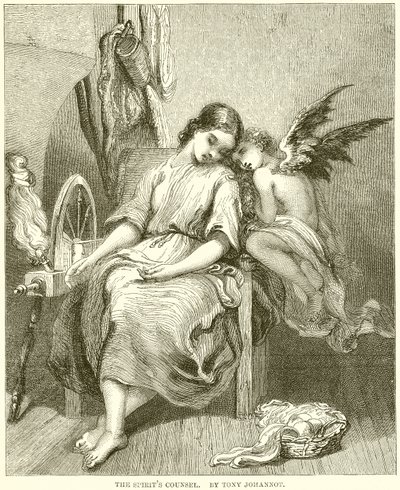 Doradca Duchów. By Tony Johannot autorstwa English School