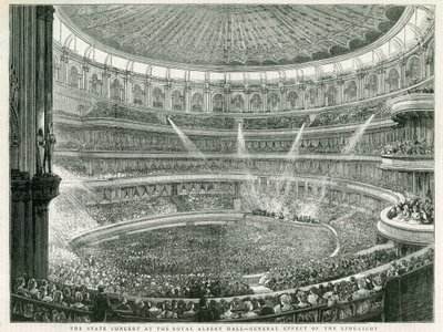 Koncert państwowy w Royal Albert Hall autorstwa English School