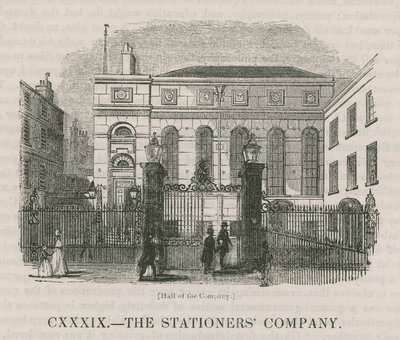 The Stationers Company: Hala firmy autorstwa English School
