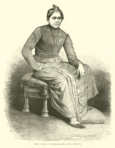 Sułtan Djokjokarta, Jawa, Malaj autorstwa English School