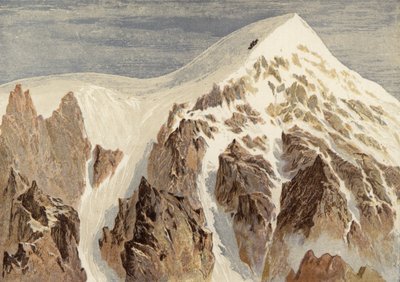 Szczyt Aiguille Verte autorstwa English School