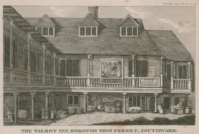 The Tabard Inn, Southwark autorstwa English School
