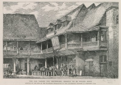 The Tabard Inn, Southwark autorstwa English School