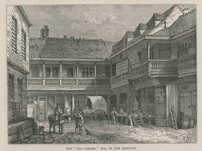 The Tabard Inn, Southwark autorstwa English School