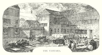 The Tanyard (grawerunek) autorstwa English School