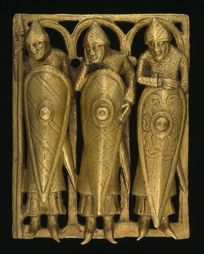 Świątynia Pyx, ok. 1140-50 (pozłacany stop miedzi) autorstwa English School