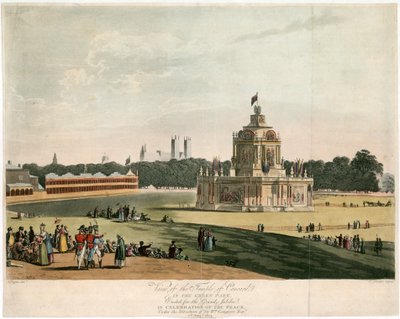 Świątynia Zgody stworzona dla Pokoju 1814 r. autorstwa English School