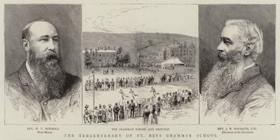 Tercentenary of St Bees Grammar School (grawerunek) autorstwa English School
