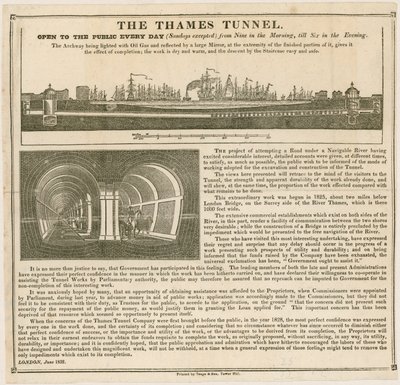 Tunel Tamizy, codziennie otwarty dla publiczności autorstwa English School