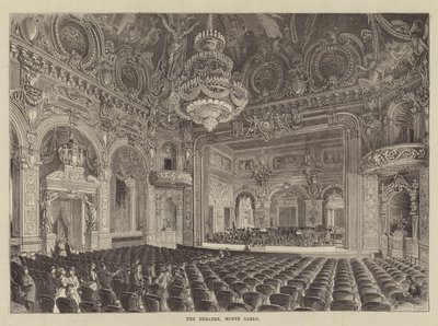 Teatr, Monte Carlo (rycina) autorstwa English School