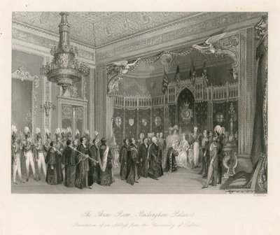 Sala tronowa, Pałac Buckingham autorstwa English School