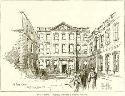 The Times Office, Plac Drukarni autorstwa English School