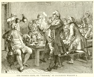 Klub Tytoniowy lub Tabagie Fryderyka Wilhelma I autorstwa English School