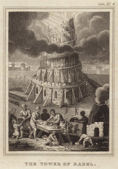 Wieża Babel autorstwa English School