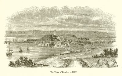 Miasto Dundee, rok 1650 autorstwa English School