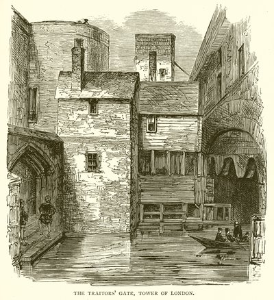 Brama zdrajców, Tower of London autorstwa English School
