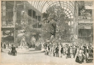 Transept, patrząc na północ, Wielka Wystawa, 1851 autorstwa English School