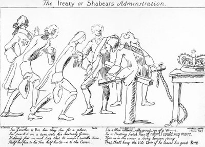 Traktat lub administracja shabears, 1757 autorstwa English School