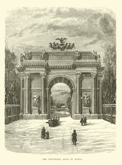 Łuk Triumfalny Narwy autorstwa English School