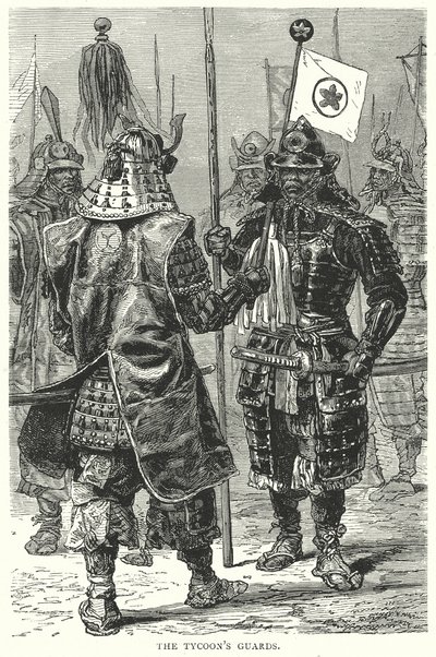 Strażnicy potentata (grawerunek) autorstwa English School