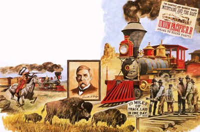 Kolej Union Pacific autorstwa English School