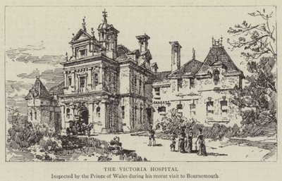 Szpital Wiktorii (grawerowanie) autorstwa English School